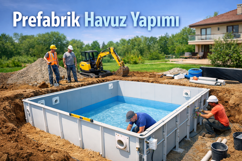 İzmir, İstanbul, Bodrum ve Kayseri Prefabrik Havuz Yapımı | Anahtar Teslim Prefabrik Havuz | Desa Havuz